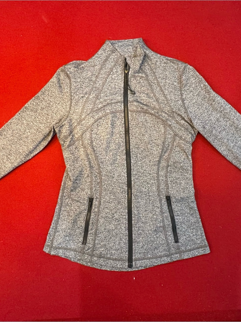 Lululemon Women's Gray Full-Zip Active Jacket